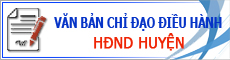 Văn bản chỉ đạo điều hành HDND huyện