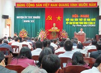 Hội nghị triển khai quán triệt các Nghị quyết, Kết luận tại Hội nghị lần thứ 8 Ban chấp hành Trung ương Đảng khóa XI