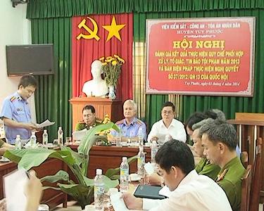 Hội nghị tổng kết công tác xử lý tố giác, tin báo tội phạm, đấu tranh phòng chống tội phạm năm 2013