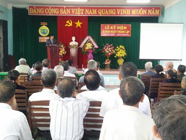 Lễ kỷ niệm 20 năm Ngày thành lập Hội tù chính trị cách mạng huyện