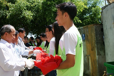 Lễ cắt băng khánh thành và đưa vào sử dụng hệ thống nước sạch tại Trường Tiểu học số 3 Phước An