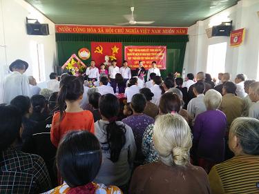 Tổ chức Ngày hội Đại đoàn kết toàn dân tộc tại thôn Nho Lâm (Phước Hưng)