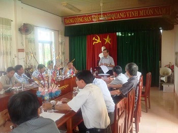 Đoàn công tác làm việc tại xã Phước An