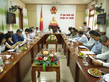 Quang cảnh cuộc họp giao ban đầu xuân Bính Thân 2016