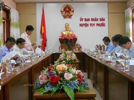 Quang cảnh buổi làm việc.