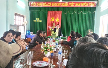 Quang cảnh buổi tuyên truyền