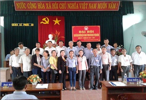 Ban Chấp hành Hội khuyến học xã Phước An nhiệm kỳ 2017-2021 ra mắt tại Đại hội