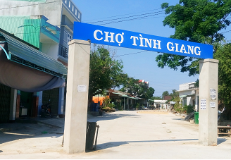 Đưa vào sử dụng Chợ Tình Giang, xã Phước Hiệp