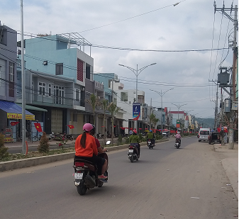 Đường Đào Tấn- thị trấn Tuy Phước hiện nay 