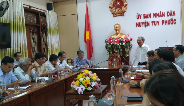 Ông Nguyễn Văn Hùng- Phó Giám đốc Sở Lao động - TB&XH phát biểu đánh giá, kết luận buổi làm việc