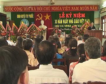 Lễ kỷ niệm 30 năm Ngày Nhà giáo Việt Nam (20/11/1982 - 20/11/2012)