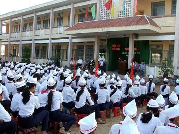 Trường Tiểu học số 1 xã Phước Thắng đã tổ chức buổi truyền thông nhân ngày Nước Thế giới