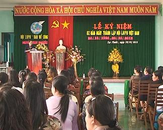 Mittinh kỷ niệm 82 năm ngày thành lập Hội Liên hiệp Phụ nữ Việt Nam