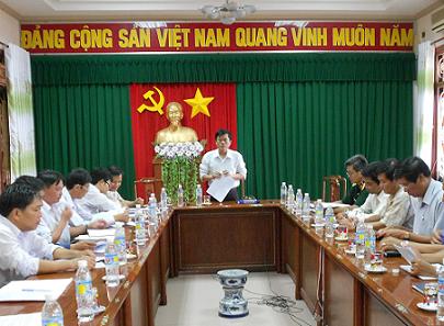 Cuộc họp sơ kết công tác thi hành án dân sự 6 tháng đầu năm 2013