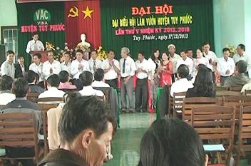 Ban chấp hành Hội Làm vườn huyện khóa V, nhiệm kỳ 2013-2018