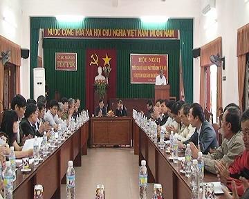 Hội nghị triển khai các giải pháp thực hiện  nhiệm vụ phát triển kinh tế- xã hội và dự toán ngân sách nhà nước năm 2013.