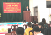Ông Nguyễn Văn Dũng, HUV - Trưởng phòng Lao động - TB&XH huyện phát biểu khai mạc và chỉ đạo Hội nghị