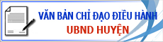 Văn bản chỉ đạo điều hành UBND huyện