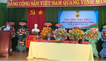 Đại hội Hội Cựu tù chính trị cách mạng huyện Tuy Phước, khóa VI, nhiệm kỳ 2022-2027